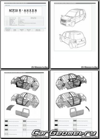 Toyota Comfort Taxi (NTP10) 20172023 (RH Asian market) Body dimensions