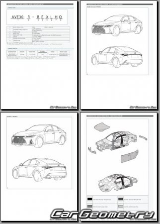   Lexus IS 300h (AVE30)  2021  Body dimensions