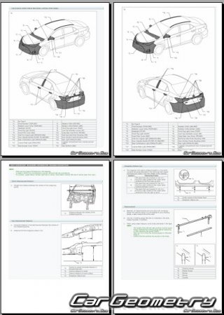 Toyota Levin 20142018 (LH Asian market) Body dimensions