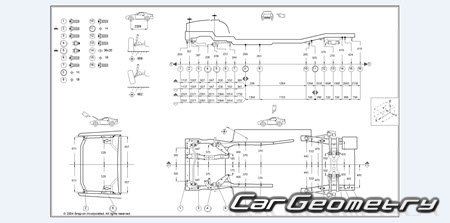 Daihatsu Charade (G100) 1987-1993 Body dimensions