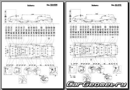 Subaru Alcyone (AX) 1985-1991 (RH Japanese market) Body dimensions