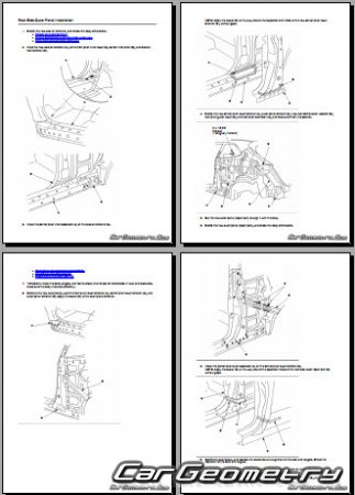 Honda Civic (FN1 FN3) 3D 2006-2012 Body Repair Manual