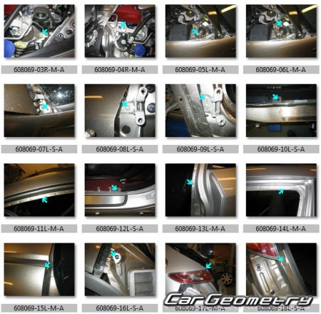 Honda Civic (FN1 FN3) 3D 2006-2012 Body Repair Manual
