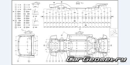 Subaru Alcyone (CX) 1991-1997 (RH Japanese market) Body dimensions