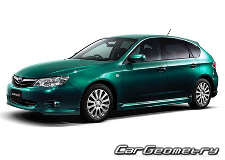   Subaru Impreza (GH) 2007-2011,   Subaru Impreza (GH) 2007-2011