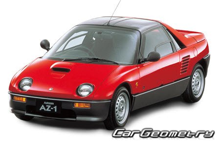   Autozam AZ-1 (PG6SA) 1992-1995,   Mazda AZ-1 (PG6SA) 1992-1995