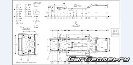 Mazda Savanna RX-7 (FC) 19851991 (RH Japanese market) Body dimensions