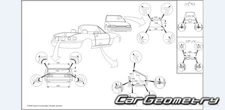 Mazda Savanna RX-7 (FC) 19851991 (RH Japanese market) Body dimensions