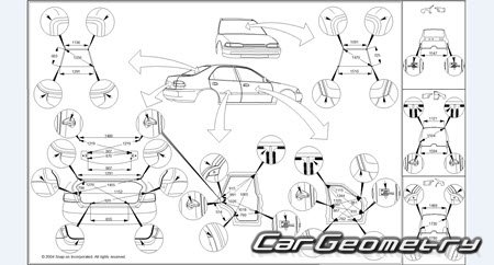 Mazda Sentia & Efini MS-9 (HD) 1991-1995 (RH Japanese market) Body dimensions