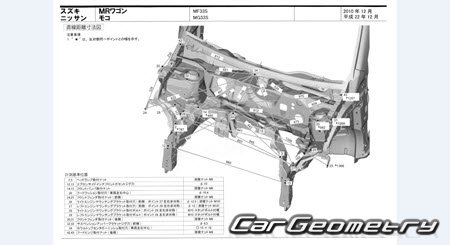 Nissan Moco (MG33S) 2011-2016 (RH Japanese market) Body dimensions