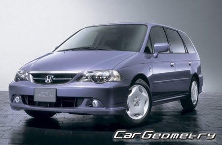   Honda Odyssey (RA6 RA7 RA8 RA9) 1999-2003,    