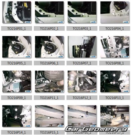 Toyota Ipsum (ACM21W ACM26W) 2001-2009 (RH Japanese market) Body dimensions
