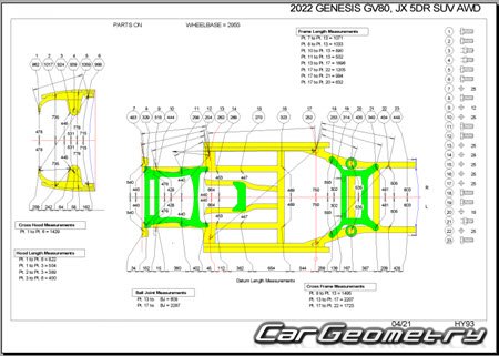   Genesis GV80 (JX1) 2020-2027 Body Repair Manual