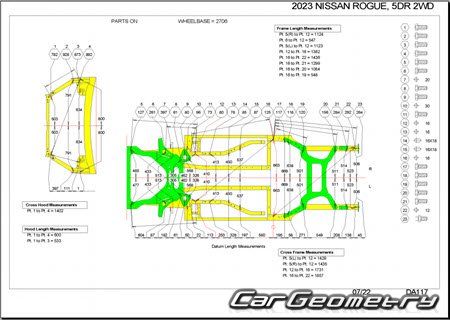   Nissan Rogue (T33)  2021-2027 Body Repair Manual