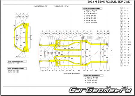   Nissan Rogue (T33)  2021-2027 Body Repair Manual