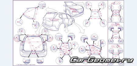   Nissan Rogue (T33)  2021-2027 Body Repair Manual