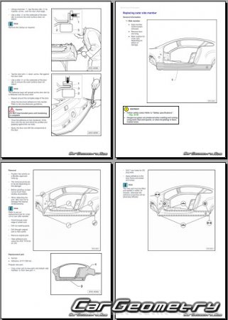 Bentley Continental GT 2005-2018 Body Repair Manual