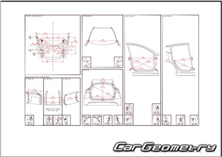 Tesla Model Y 2020-2027 Body dimensions