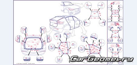   Volvo C40 (EC40) Recharge 2022-2028 Body dimensions