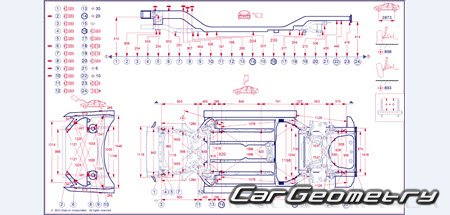   Volvo V60 2018-2024 Body dimensions