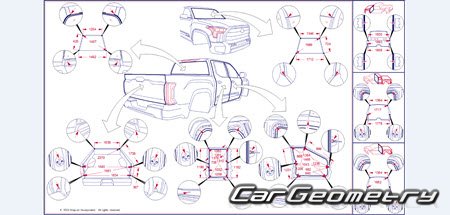   Toyota Tundra (VXKA7# VXKH7#) 2022-2027 Collision Repair Manual