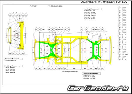   Nissan Pathfinder (R53) 20212028 Body Repair Manual