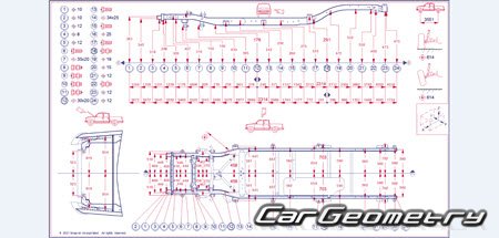   Nissan Titan (A61) 2016-2024 Body dimensions