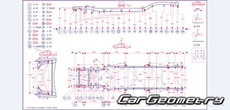   Nissan Titan (A61) 2016-2024 Body dimensions