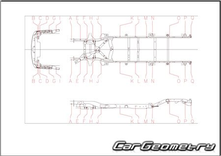   Nissan Titan (A61) 2016-2024 Body dimensions