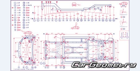   Mitsubishi Outlander Sport USA 2015-2018 Body dimensions