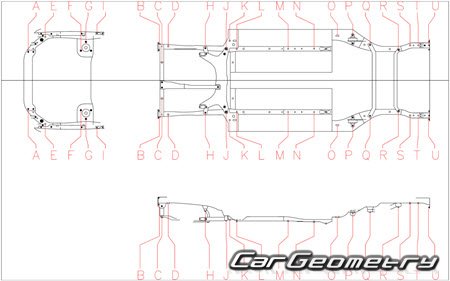   Mitsubishi Outlander Sport USA 2015-2018 Body dimensions