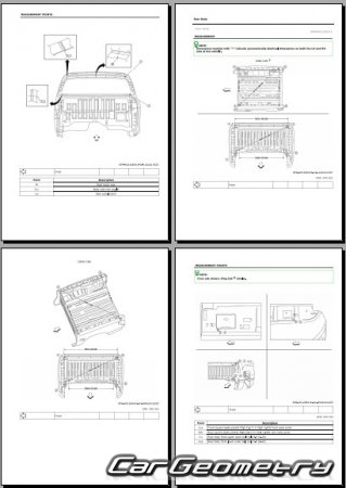   Nissan Titan (A61) 2016-2024 Body dimensions