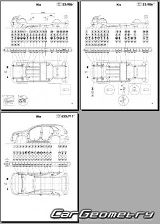 Kia Sorento (XM) 2013-2015 Body Repair Manual