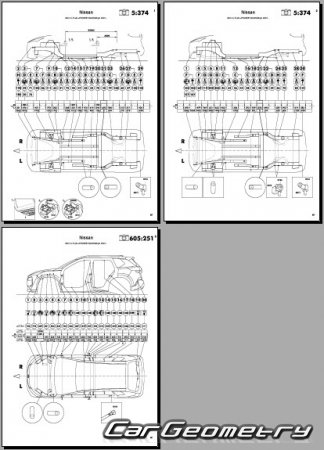 Nissan X-Trail e-POWER (T33) 2023-2027 (RH) Body dimensions