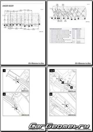 Mitsubishi Mirage G4 2016-2020 Body dimensions