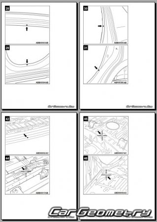 Mitsubishi Mirage G4 2016-2020 Body dimensions