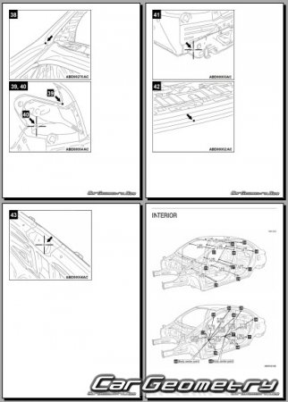 Mitsubishi Mirage G4 2016-2020 Body dimensions