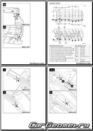 Mitsubishi Mirage GT 2017-2020 (5DR Hatchback) Body dimensions