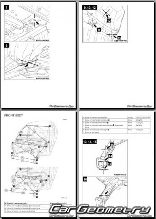 Mitsubishi Mirage GT 2017-2020 (5DR Hatchback) Body dimensions