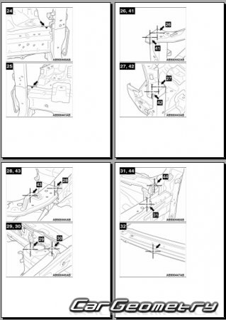   Mitsubishi Outlander Sport USA 2015-2018 Body dimensions