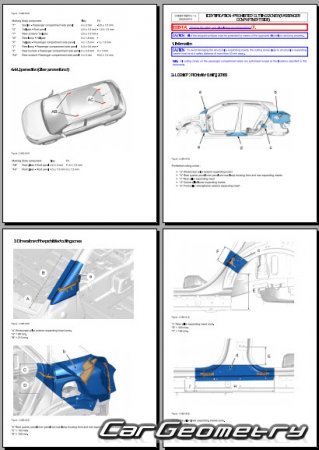 Citroen C4 Cactus 2014-2020 Body dimensions