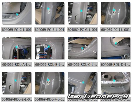 Citroen C4 Cactus 2014-2020 Body dimensions