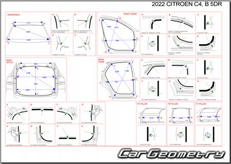   Citroen C4 (C41) 2021-2027 Body dimensions