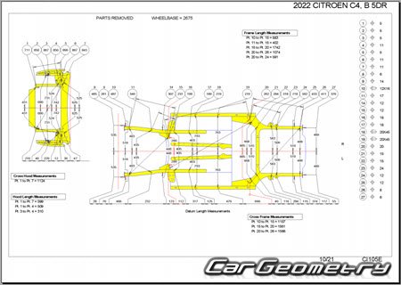   Citroen C4 (C41) 2021-2027 Body dimensions