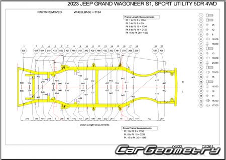 Jeep Wagoneer & Grand Wagoneer (WS) 2021-2031 Body dimensions