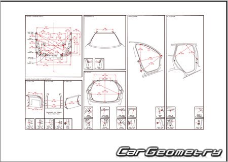   Mazda CX-90 2023-2028 Body dimensions