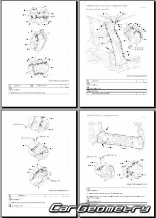 Nissan X-Trail e-POWER (T33) 2023-2027 Body Repair Manual