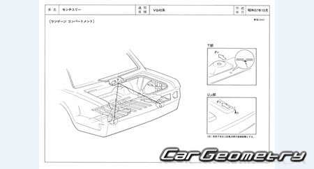 Toyota Century (VG40 VG45) 19821997 (RH Japanese market) Body dimensions