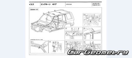 Honda Horizon (UBS) 1994-1999 (RH Japanese market) Body dimensions