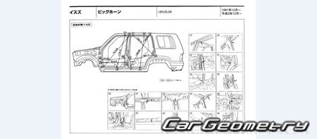 Honda Horizon (UBS) 1994-1999 (RH Japanese market) Body dimensions